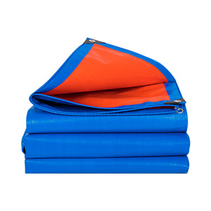 Shengde Blue Orange 160g Waterproof Tarpaulin Sunshade Rainproof Car Cover Custom Sizes - Product Image 1