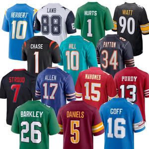 Jersey Sepak Bola Amerika Bordir Pria Murah Grosir Terbaru 2026 Semua Tim Kaos Rugby - Product Image 6