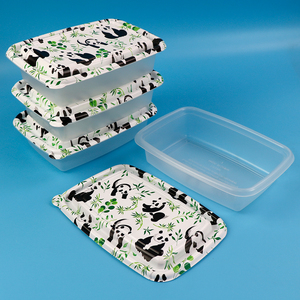 Microgolfkluis Bedrukte Plastic Lunchbox Met Deksels Pp Afhaalmaaltijden Bereiden Voedsel Voor Dagelijkse Afhaalmaaltijden - Product Image 4