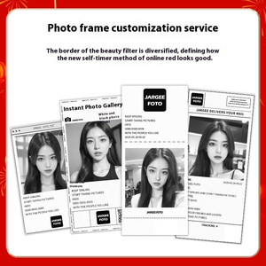 Selfie <strong>Portable</strong> <strong>Mini</strong> Photo <strong>Booth</strong> for Designer Shop Wooden Receipt Photo <strong>Booth</strong> With Printer and Camera - Product Image 5