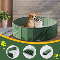 Piscine pliable d'extérieur pour animaux de compagnie, piscine portable pour balles, baignoire pour animaux, piscine pliable pour animaux et enfants
