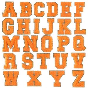 Hot Sale Cheap 5.5cm/8cm <b>Glitter</b> Gold Edge Colorful Embroidered Letter Chenille Patches - Product Image 3