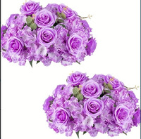 Rose artificielle de luxe couleur unie pour allée de mariage, centre de table, fleurs artificielles, décoration de plateau tournant d'hôtel, accessoires de décoration de bureau
