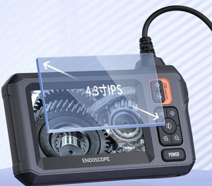 4.3 Inch IPS 1080P Industrial Endoscope <b>Camera</b> IP67 Waterproof Borescope with 8 LED Lights for Pipe Sewer Inspection - Product Image 2