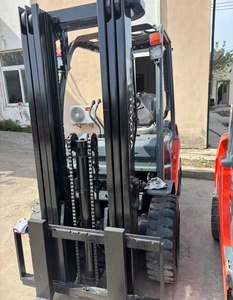 Original Painting 3.5tons diesel Forklift Used Condition toyot 8fd35 3 Tons <b>Lifter</b> with three stages - Product Image 3