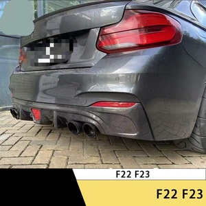 ดิฟฟิวเซอร์คาร์บอนไฟเบอร์ทรง MT สำหรับกันชนหลังรุ่น F22 F23 พร้อมไฟ สำหรับ BMW ซีรีส์ 2 F22 F23 ชุดแต่งรอบคัน ปี 2014-2019 - Product Image 3
