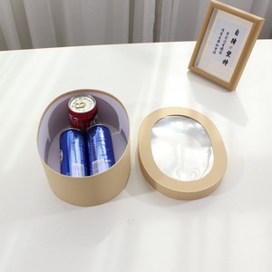 Boîte-cadeau de luxe en carton kraft avec logo personnalisé boîte de chocolat ovale de cuisson pour mariages <span class=keywords><strong>et</strong></span> occasions spéciales - Product Image 6