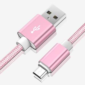 Offre Spéciale 3 m 10 pieds noir bleu rouge or argent rose doux nylon tressé de charge rapide micro chargeur USB de DONNÉES câble 3 mètre - Product Image 2