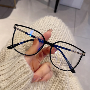 Lunettes de lecture unisexes tendance, monture PC haut de gamme, verres transparents, anti-lumière bleue, <span class=keywords><strong>presbytie</strong></span>, modèle H07, jeunes et personnes d'âge moyen - Product Image 2