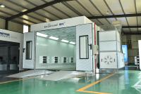 Cabine de peinture Longxiang LX2S certifiée CE avec brûleur diesel, éclairage LED et filtre haute efficacité, idéale pour les ateliers de réparation automobile