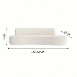 Sofás seccionales elegantes minimalistas modernos para sala de estar apartamento Oficina Villa con relleno de esponja Woonkamer <span class=keywords><strong>Banken</strong></span> muebles - Product Image 6