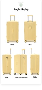 20/22/24/26/30 Inch ABS PC Smart Travel Luggage Set <strong>Multifunctional</strong> Cup Holder USB Port Durable Fashion <strong>Suitcase</strong> Simple Style - Product Image 4