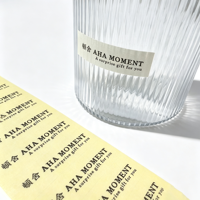 Feuille d'autocollants en papier personnalisée, mat, non couché, auto-adhésive, découpée sur mesure pour l'emballage cosmétique – Fournisseur de marques