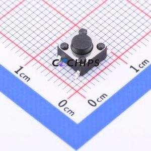 TSD003B04326A03 Tactile Switch SMD,6x6mm Switch Round Button 2.6N Vertical Mount 6mm - Product Image 1