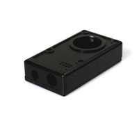 Boîtier de composants électroniques en plastique nylon POM noir usiné CNC sur mesure OEM de précision
