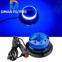 Nouveau Feu de détresse LED jaune bleu rouge 12/24 V, lumière stroboscopique rotative clignotante 25W, accessoire de remplacement pour tracteur, balise de voiture