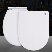 Couvre-siège de toilette YC001 en Duroplast UF à fermeture douce, démontage rapide et silencieux pour projets hôteliers et d'appartements de luxe