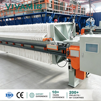 Presse à filtre à plaques et cadres pour la déshydratation des boues avec zone de filtration personnalisée