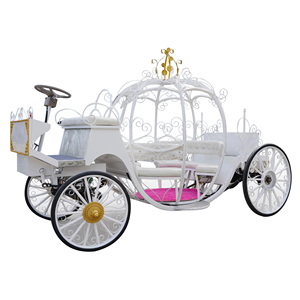 Popular Carroza Eléctrica ZOWN de Calabaza Cenicienta, Carroza de Princesa, Tamaño Personalizado, Freno Hidráulico para Turismo Público - Product Image 3