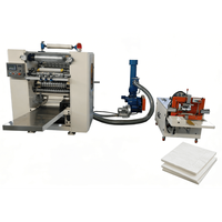 Machine à plier les serviettes en papier entièrement automatique et personnalisable à 5 lignes, avec moteur à engrenages et roulement, certifiée CE, 380V, 150m/min