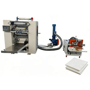 <span class=keywords><strong>Machine</strong></span> à plier le papier toilette et les serviettes en papier entièrement automatique et personnalisable, 5 lignes, pliage en N, boîte de vitesses, certifiée CE, 380V, 150m/min - Product Image 1