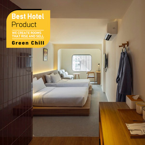 Muebles de dormitorio de hotel de cinco estrellas de estilo europeo elegante, suite de cama de madera vintage para hotel de lujo con interior de resort histórico. - Product Image 1