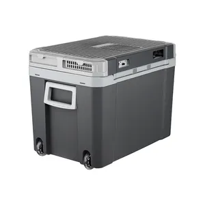 Refrigerador elétrico personalizado para carros, refrigerador para campistas, eletrodomésticos de 12v, refrigerador com rodas, 12 volts
