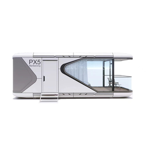 Maison préfabriquée de luxe Space Capsule Camping Tiny Homes Maison modulaire en conteneur à vendre - Product Image 5