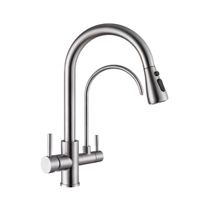 Grifo de Cocina con Filtro de Agua de Acero Inoxidable y Válvula de Cerámica Moderna, el Más Vendido en Brasil - Product Image 1