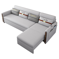 Sofá cama plegable para sala de estar, pequeño apartamento, casa telescópica doble