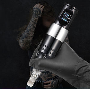 トップセールスブランドタトゥーマシンペンP.<span class=keywords><strong>M</strong></span>.Uメイクアップボディアート充電式FKワイヤレスロータリータトゥーマシン - Product Image 1