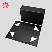 Boîte cadeau pliante colorée One-PC à rabat magnétique personnalisée Baoren Boîte d'emballage cadeau épaissie en forme de livre fabriquée en matériaux recyclés