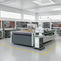 Máquina para Hacer Cajas de Cartón TC, Plotter de Corte Digital Delta, Cortadora de Cartón Corrugado Accionada por Motor, Mesa de Corte de Cartón