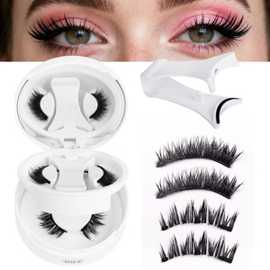 Pas de <span class=keywords><strong>colle</strong></span> nécessaire, épaisseur 0,07 mm, <span class=keywords><strong>cils</strong></span> magnétiques 3D professionnels, clip magnétique pour <span class=keywords><strong>cils</strong></span>, <span class=keywords><strong>faux</strong></span> <span class=keywords><strong>cils</strong></span> magnétiques avec applicateur - Product Image 1