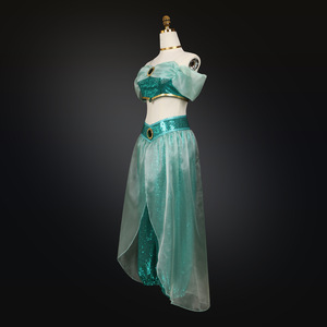 <span class=keywords><strong>Disfraz</strong></span> de Princesa Jasmine Echo para Mujer <span class=keywords><strong>Adulta</strong></span>, Vestido de Poliéster para Navidad - Product Image 2