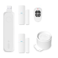 Systèmes de Sécurité Domestique Intelligents Sans Fil DIY OEM ODM avec Détecteur de Mouvement PIR, Fonction SOS et Portée de Détection de 5-7m