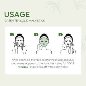 Mascarilla Facial de Arcilla Personalizada en Barra, Mascarilla Facial Purificante de Té Verde en Barra, Mascarilla Facial Sólida de Arcilla de Té Verde - Product Image 4