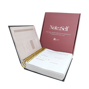 Biểu tượng tùy chỉnh A5 màu Hồng Xoắn Ốc hàng tuần hàng tháng biểu hiện mục tiêu Nhật Ký Tạp Chí kế hoạch chương trình nghị sự máy tính xách tay - Product Image 6