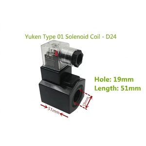 โซลินอยด์ไฮดรอลิกสำหรับกล่องเทอร์มินัลรุ่น DSG-01 DSG-03 ซีรีส์ ชนิด AC240V AC220V AC110 DC24V DC12V - Product Image 1
