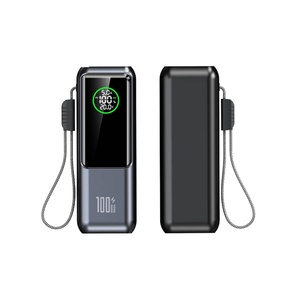 Banco de Energía Solar Portátil de 100W y 20000mAh, Cargador Rápido con Pantalla Digital, Batería de Litio-Polímero Impermeable, Doble Salida USB y Correa - Product Image 1