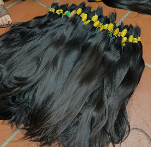 Extensiones de Cabello Humano 100% Natural de Vietnam, Largo de 30, 32, 34, 36, 38, 40 Pulgadas, Liso, Super Doble Trama - Product Image 2