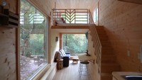 Petite maison sur roues moderne préfabriquée petite maison préfabriquée remorque mobile maison conteneur de vie