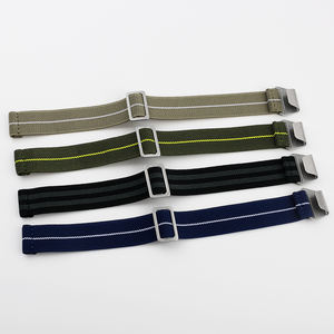 Fabrieksverkoop Nylon Elastische Horlogeband 20Mm Parachute Elastische Horlogeband Heren Hoge Kwaliteit Nylon Horlogeband 20 - Product Image 3