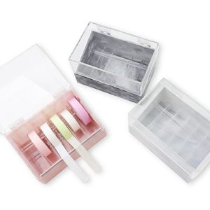 Đá Cẩm Thạch Màu Hồng Nhãn Hiệu Riêng Không Dệt <span class=keywords><strong>Lash</strong></span> Băng Dispenser & Lưu Trữ Hộp Công Cụ Làm Đẹp Cho Lông Mi Mở Rộng - Product Image 1