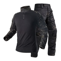 Tenue Tactique 2025 – Ensemble Camouflage Extérieur Chemises et Pantalons de Chasse, Pêche, Entraînement, Airsoft, Paintball