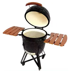 Kamado 23.5 Inch Kamodo Bbq Meat Grill Chinese Wholesale 2024 Outdoor Ceramic Barbecue Kamado