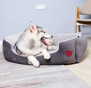 Wholesale OEM Available Custom Polyester Micro Fleece Foldable Luxury Pet Dog Bed