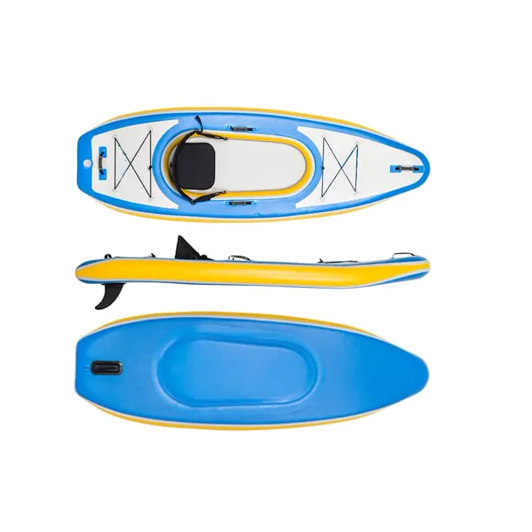 Barca in PVC all'ingrosso Kayak singolo canoa gonfiabile 1 persona Kayak gonfiabile