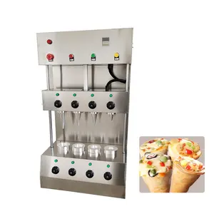 Edible Pizza Cone Maker Oven Automatic Cono Cup Make Vend Machine Set Price for Restaurant