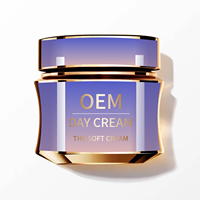 Crème de Jour Anti-Âge OEM Raffermissante Hydratante Lissante Anti-Rides, Soin Visage Hydratant Repulpant 24 Heures, Soin Double Jour/Nuit Végétalien
